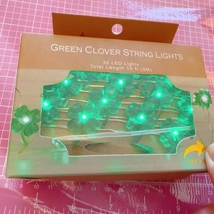 4pcs for $20 in my store ‼️Green clover string lights